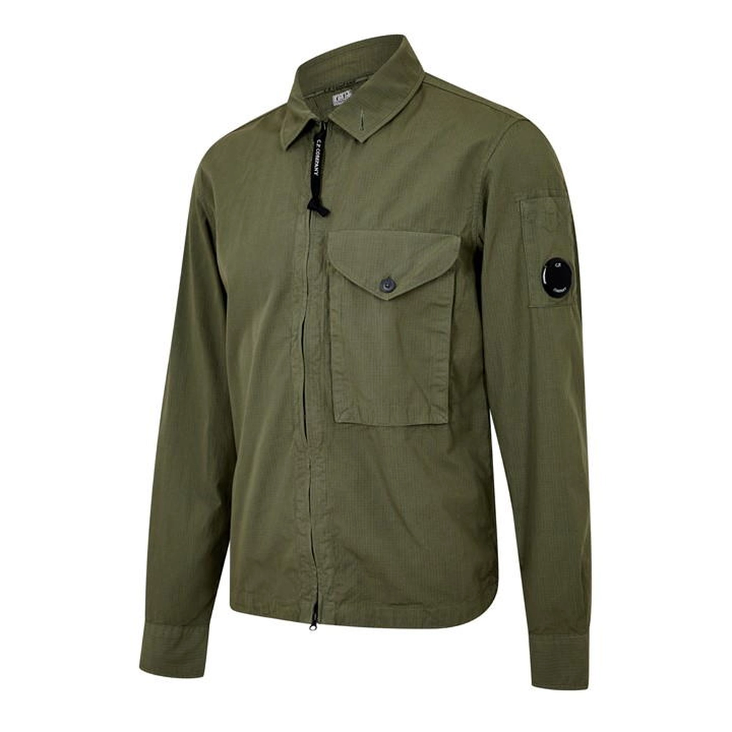 CP Company Ripstop Pocket Overshirt - Green